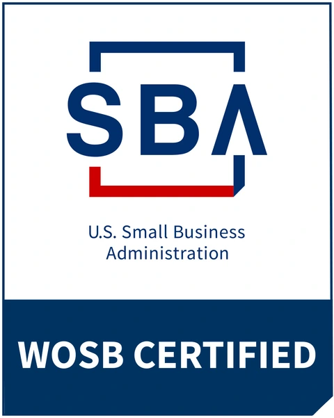 U.S. Small Business Administration WOSB Certified badge