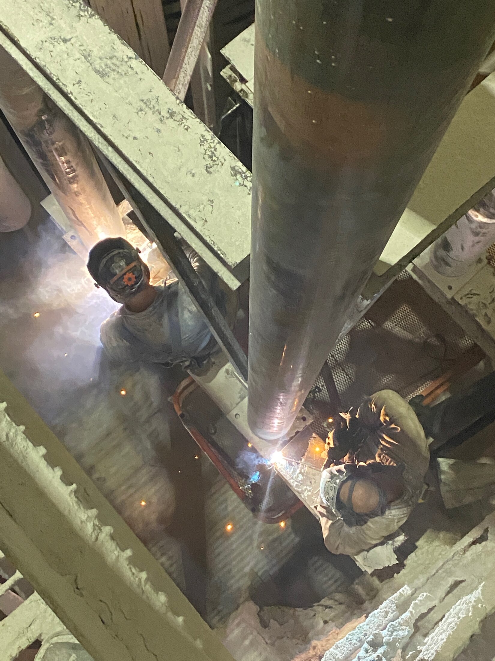 Specialty field welding on industrial piping
